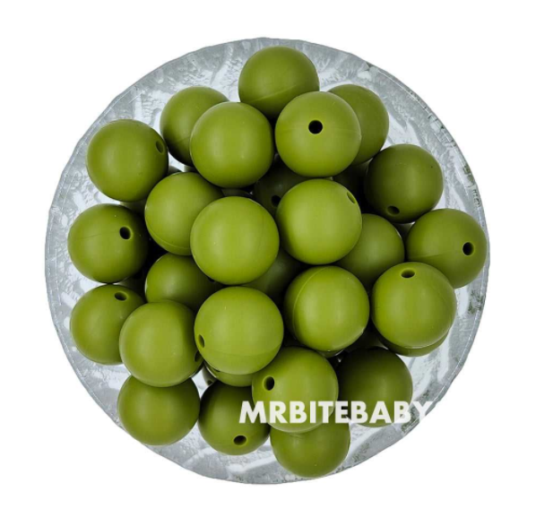 12/15mm Round Silicone Beads #1 - #24
