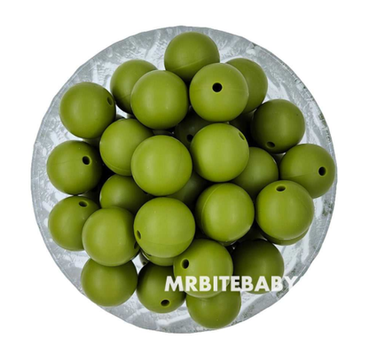 12/15mm Round Silicone Beads #1 - #24