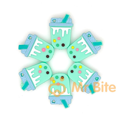 MilkShake Cup Silicone Beads - 34*23mm