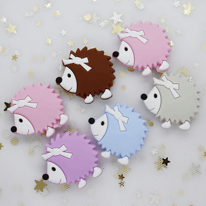 Hedgehog Silicone Beads 33*31MM