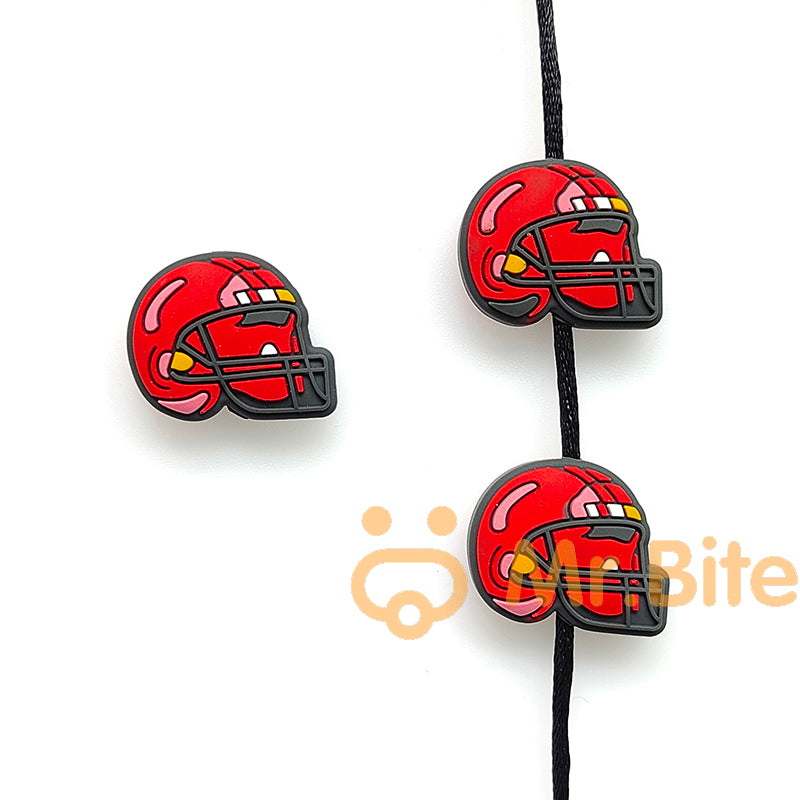 5-50Pcs American Football Hat Beads Sport Beads