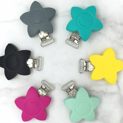 Silicone Star - Pacifier Clip