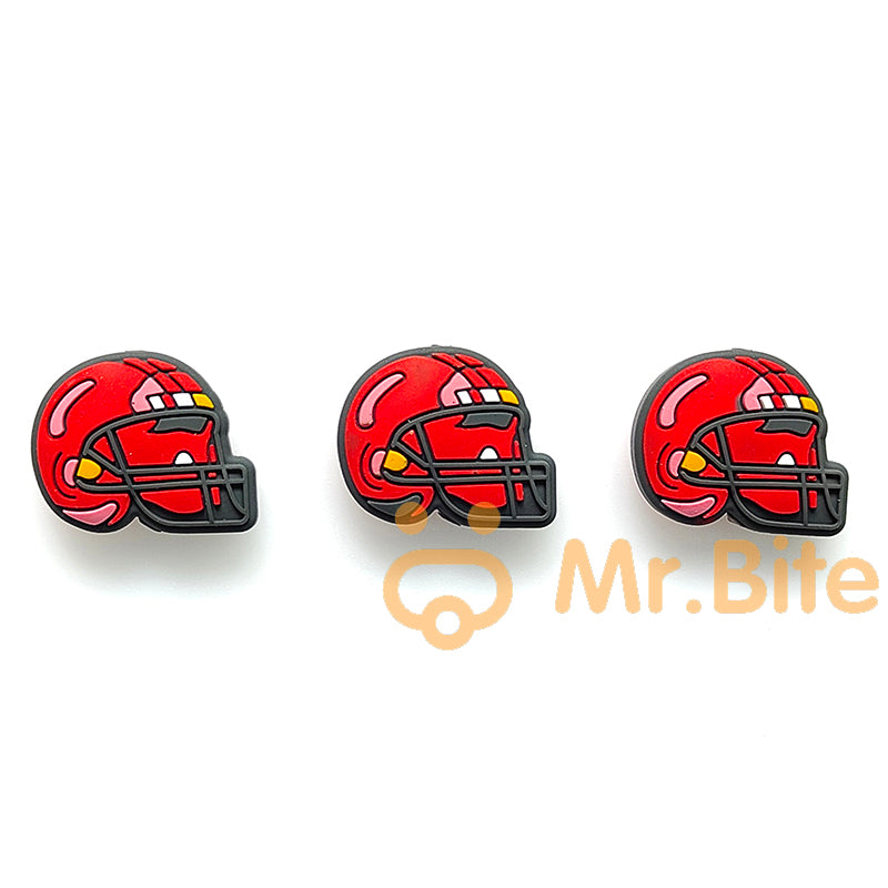 5-50Pcs American Football Hat Beads Sport Beads