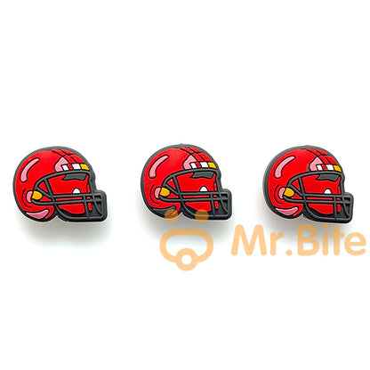 5-50Pcs American Football Hat Beads Sport Beads