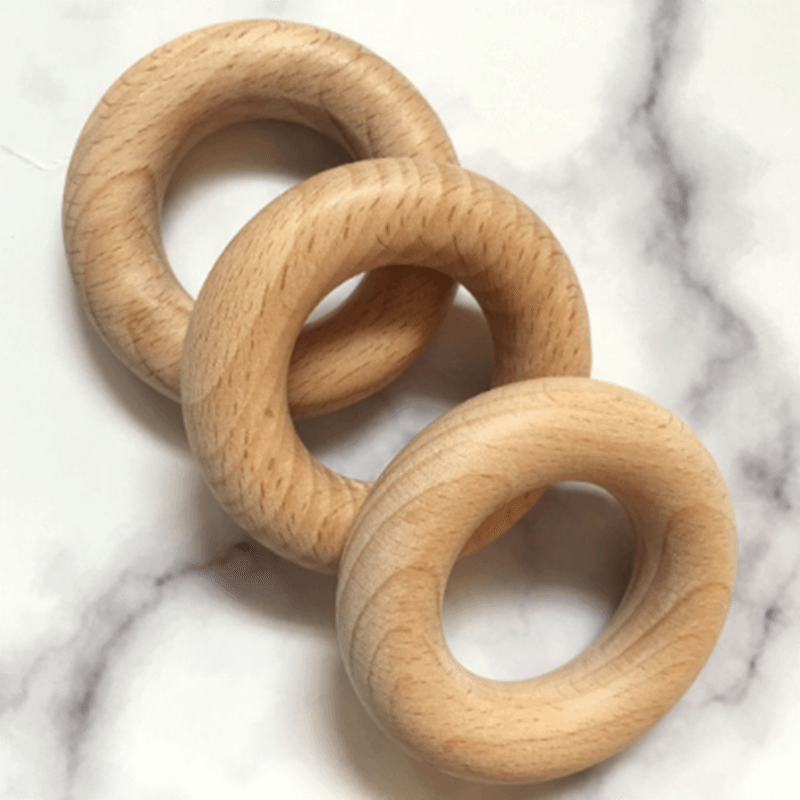 Thick 65MM Beech Wooden Ring