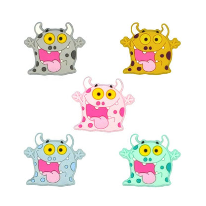5-50Pcs Monster Silicone Focal Beads 27*32mm