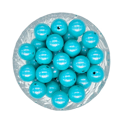 15mm Opal Round Glossy Silicone Beads