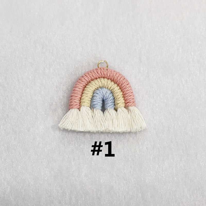 Mini Boho Macrame Rainbow - 40*35mm