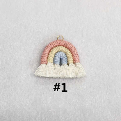 Mini Boho Macrame Rainbow - 40*35mm