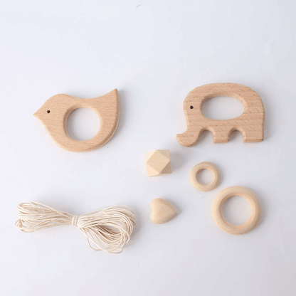 Wood Beads Kit DIY Teething Toys