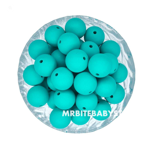 12/15mm Round Silicone Beads #1 - #24