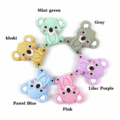 Koala Silicone Beads 2.7*2.85*8mm