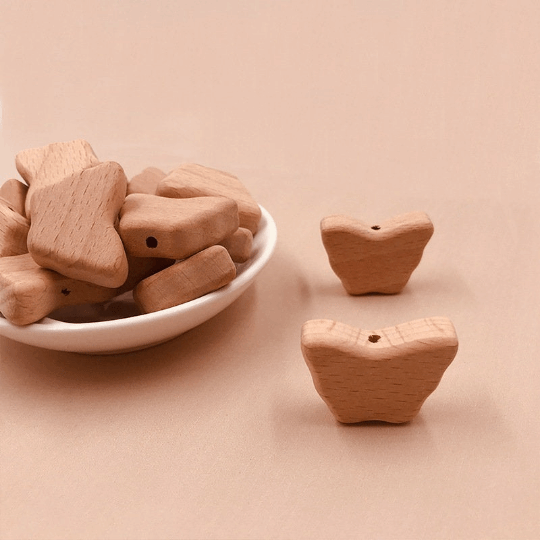 Butterfly Beech Beads 32*23mm