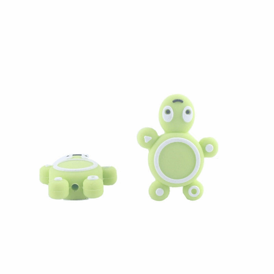 Turtle Silicone Beads 22.34*29.23mm