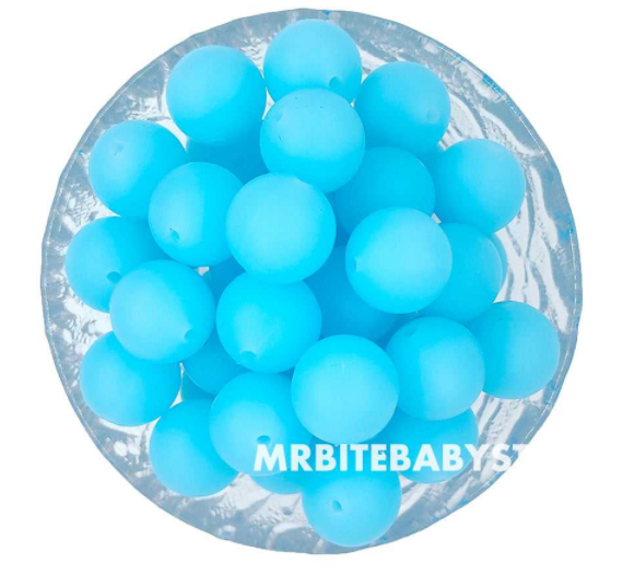 12/15mm Round Silicone Beads #1 - #24