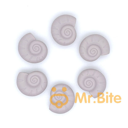 Snail Shell Silicone Beads 23*28mm