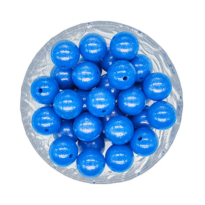 15mm Opal Round Glossy Silicone Beads