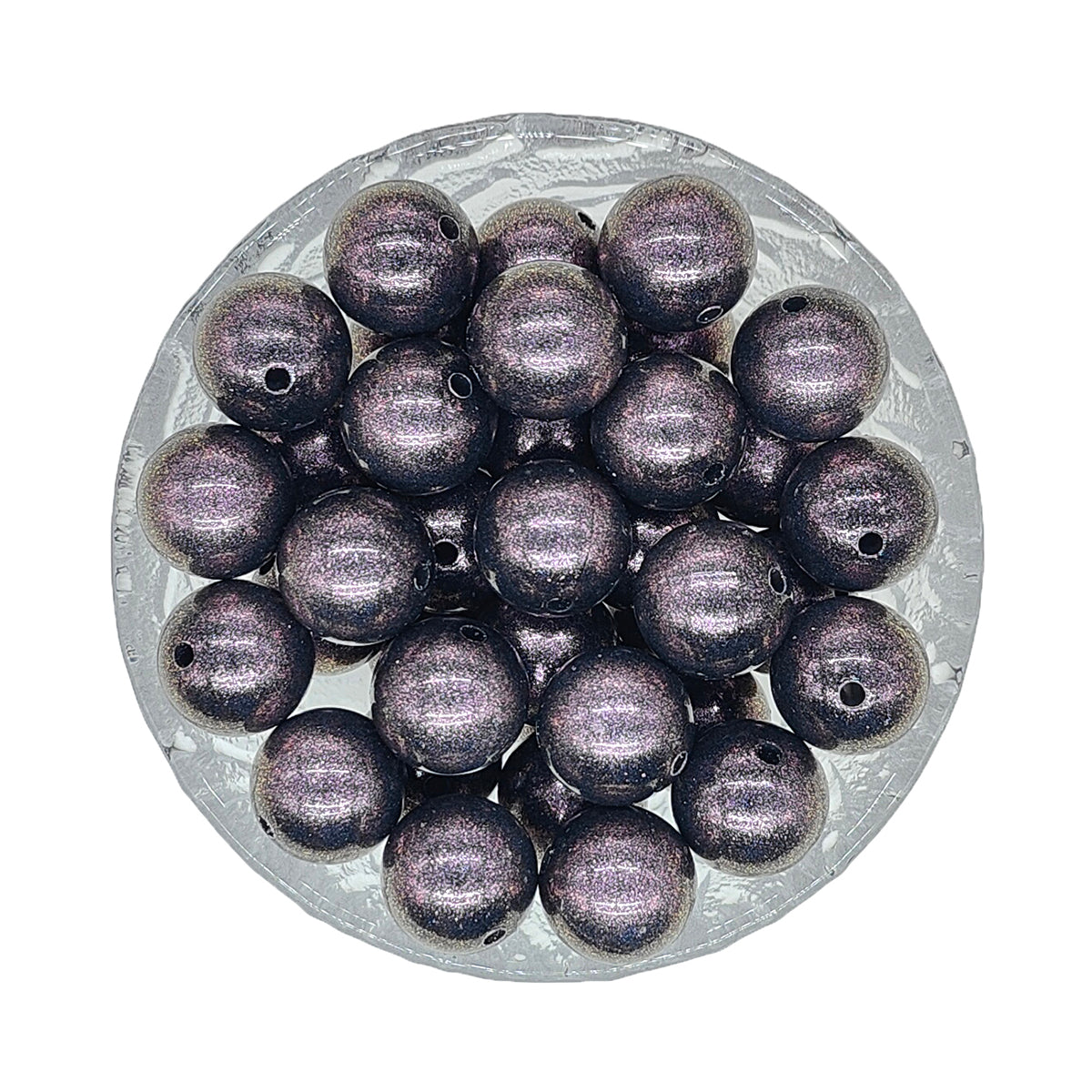 15mm Opal Round Glossy Silicone Beads