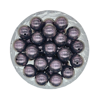 15mm Opal Round Glossy Silicone Beads