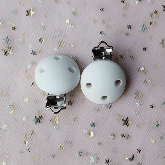 Round Pacifier Clips