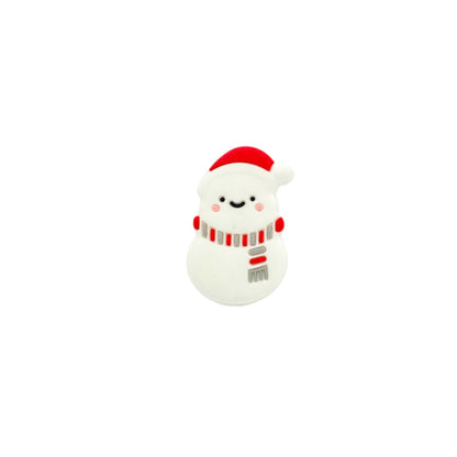 Snowman Silicone Beads - 35*22mm
