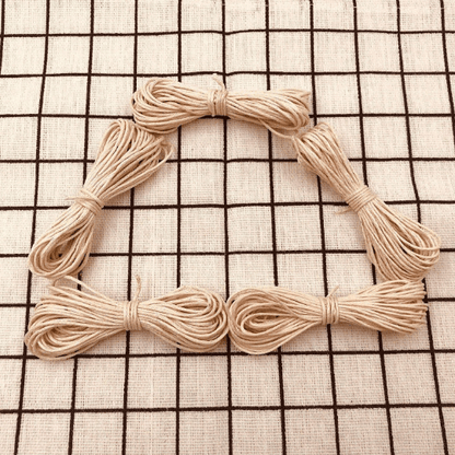 1mm Waxed Cotton Cord - 5 Meters/Bundle