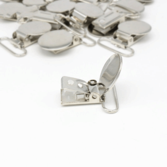 Metal Pacifier Suspender Clips