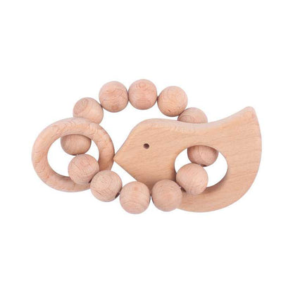 Beech Wood Teething Ring Ratle