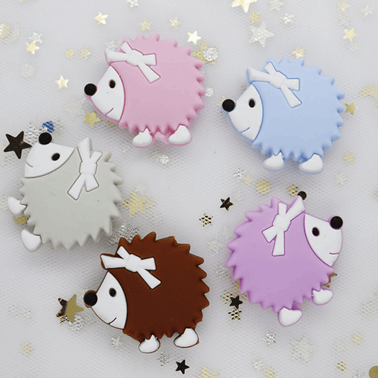 Hedgehog Silicone Beads 33*31MM