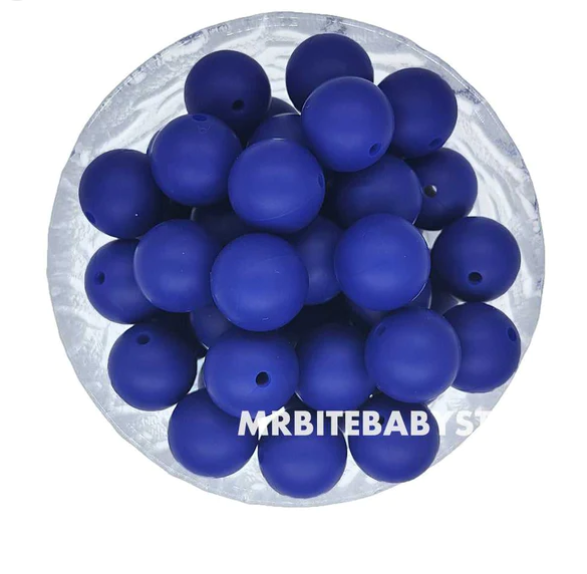 12/15mm Round Silicone Beads #1 - #24