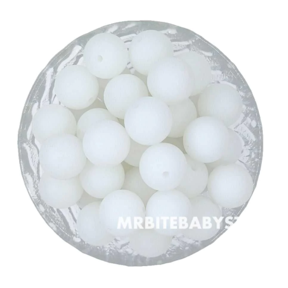 12/15mm Round Silicone Beads #26 - #49