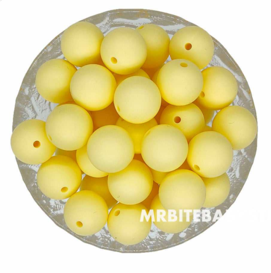 12/15mm Round Silicone Beads #26 - #49