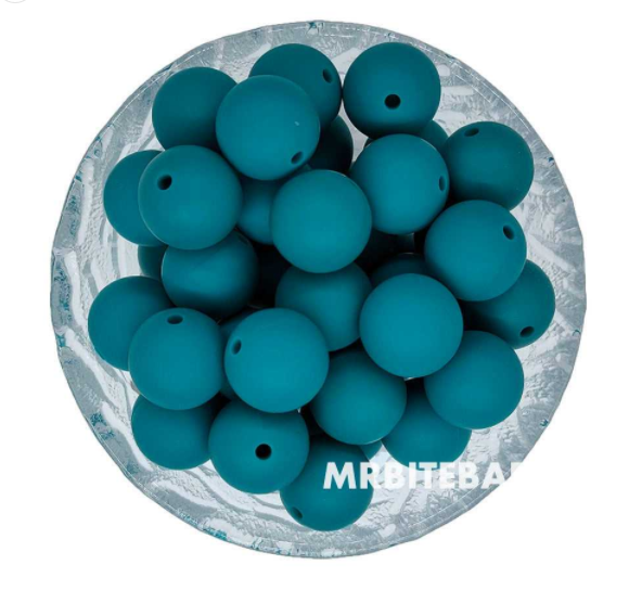 12/15mm Round Silicone Beads #26 - #49