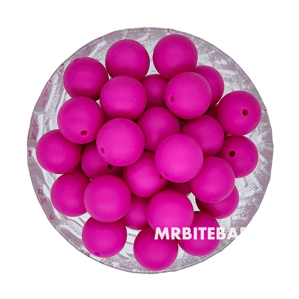 12/15mm Round Silicone Beads #26 - #49