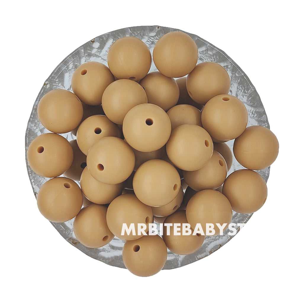 12/15mm Round Silicone Beads #26 - #49
