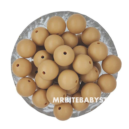 12/15mm Round Silicone Beads #26 - #49