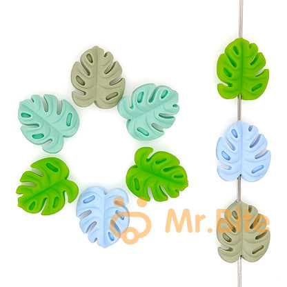 Small Monstera Leaf Focal Beads 20*25*8.5mm