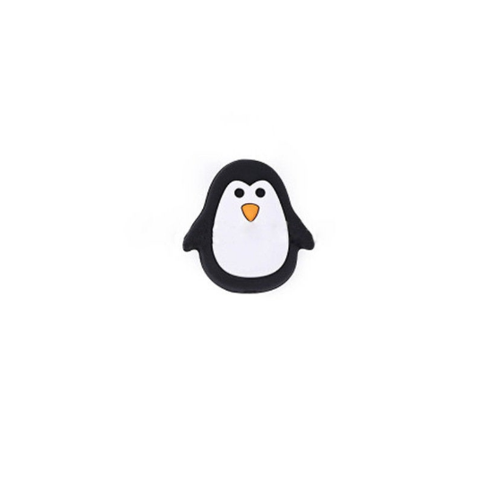 Penguin Silicone Beads 26*25MM