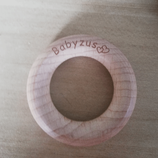50MM BEECH Wooden Rings