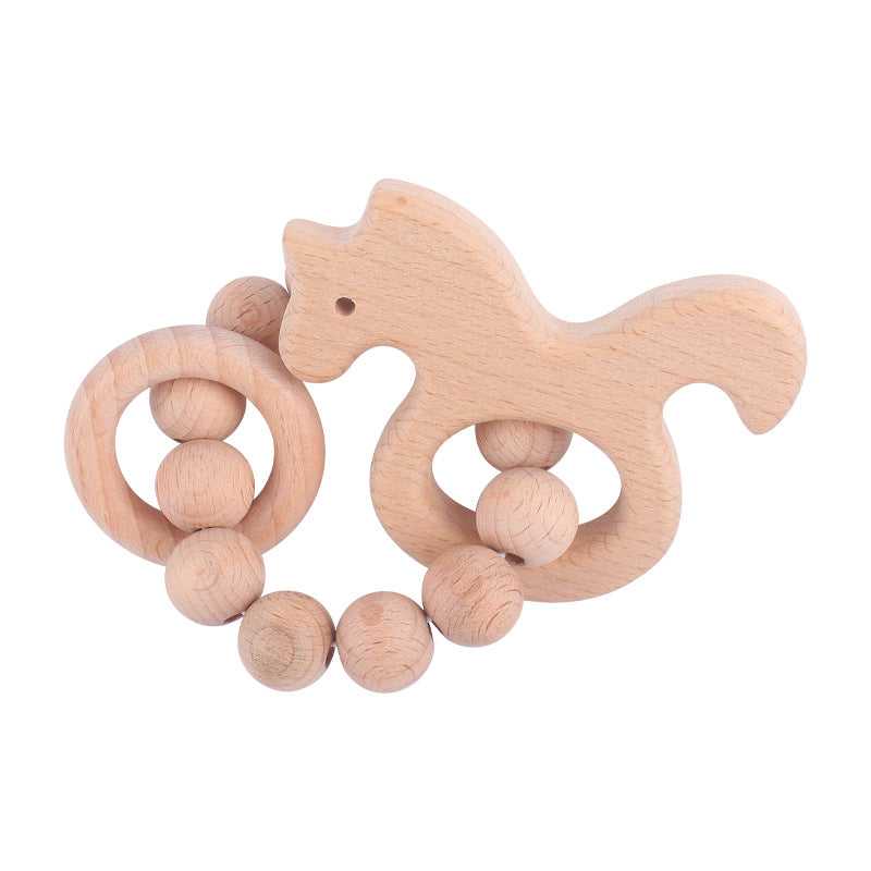 Beech Wood Teething Ring Ratle