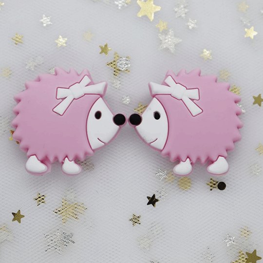 Hedgehog Silicone Beads 33*31MM