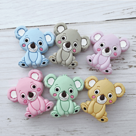Koala Silicone Beads 2.7*2.85*8mm