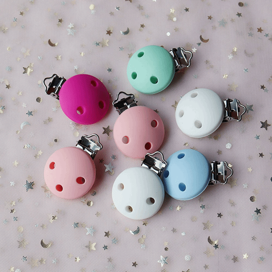 Round Pacifier Clips