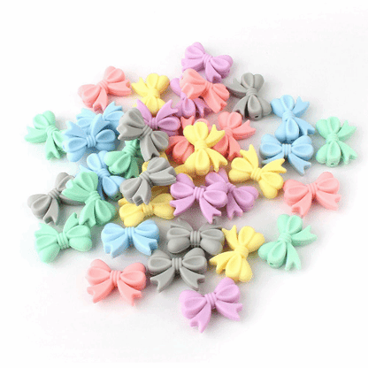 Bowknot Silicone Beads