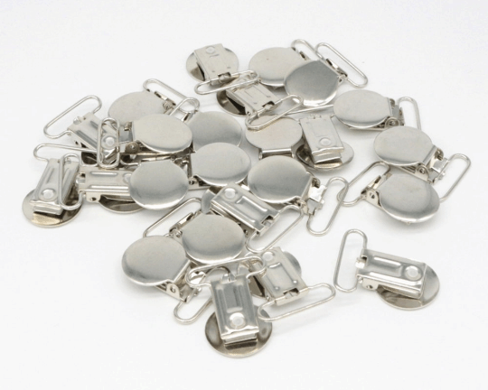 Metal Pacifier Suspender Clips