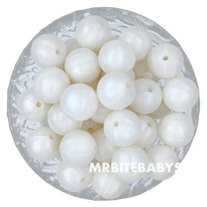 12/15mm Round Silicone Beads #26 - #49