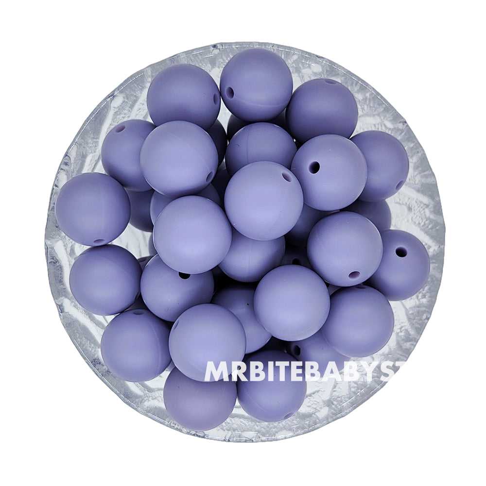 12/15mm Round Silicone Beads #26 - #49