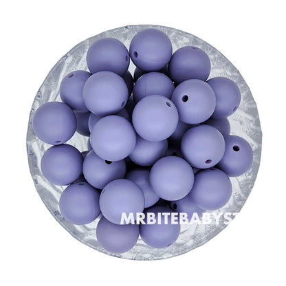 12/15mm Round Silicone Beads #26 - #49