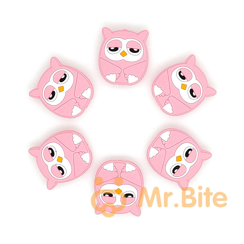 Silicone Owl Focal beads
