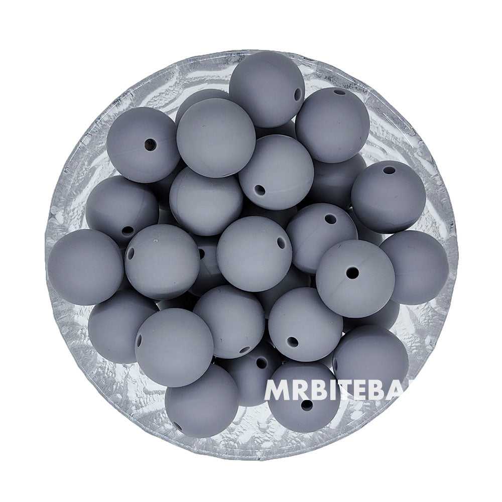 12/15mm Round Silicone Beads #26 - #49